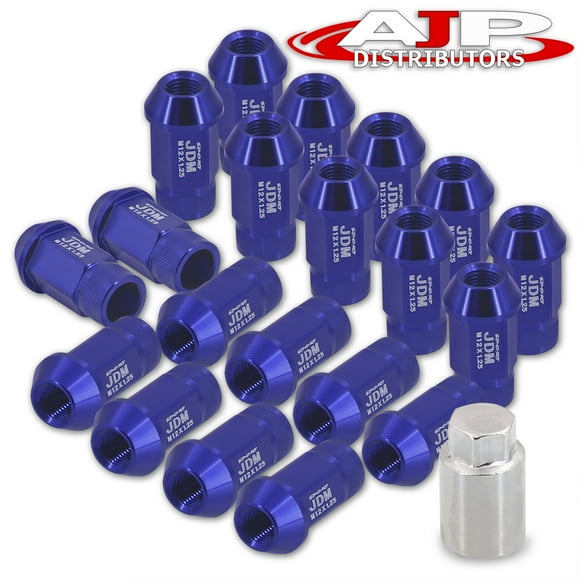 20 DRAG 12x1.25mm WHEEL RIM TUNER LUG NUT KIT+KEY BLACK 20 DRAG 12x1.25mm WHEEL RIM TUNER LUG NUT KIT+KEY BLACK